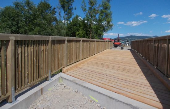 Holzbrücke mit Geländer System RAABA light - BST Feistritz (2)