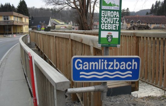 Holzbrücke mit Geländer System RAABA light - BST Gamlitzbach (1)
