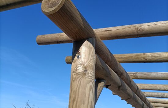 Kundenprojekt Pergola mit Rundholz (4)