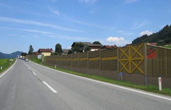 Lärmschutzwand - BST B320 Haus im Ennstal (1)
