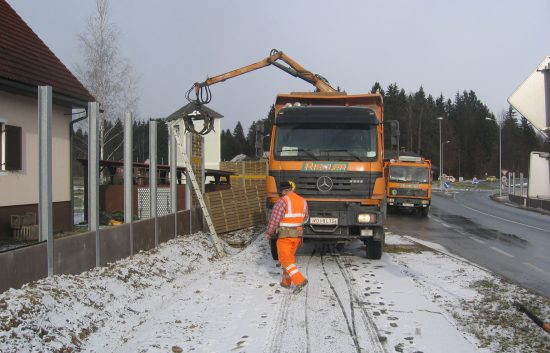 Lärmschutzwand - BST B76 Kresbach (1)