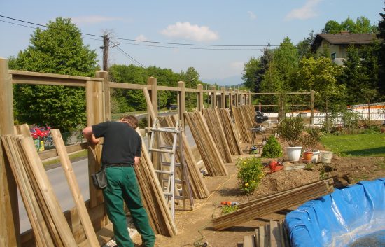 Lärmschutzwand im Selbstbau - Bild 7