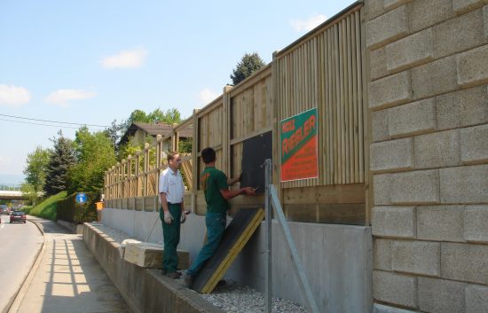 Lärmschutzwand im Selbstbau - Bild 8