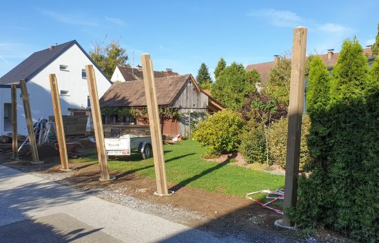 Lärmschutzwand im Selbstbau- Fotoserie September 2019 - Bild 2