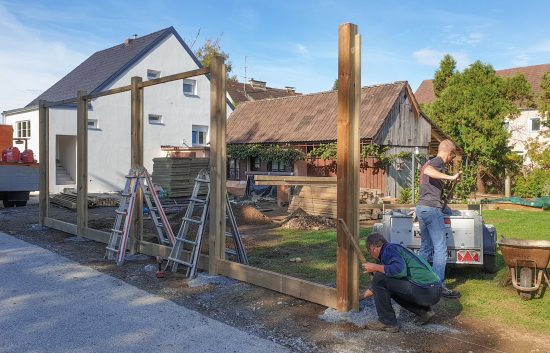 Lärmschutzwand im Selbstbau- Fotoserie September 2019 - Bild 3