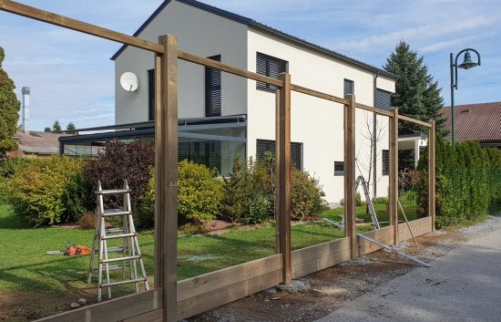 Lärmschutzwand im Selbstbau- Fotoserie September 2019 - Bild 4