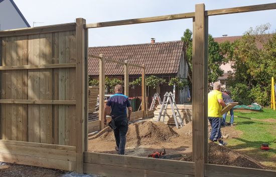 Lärmschutzwand im Selbstbau- Fotoserie September 2019 - Bild 6