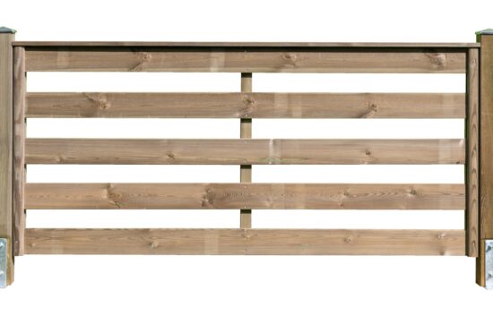 Zaun Kopenhagen mit 25mm Brettern